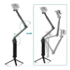 PULUZ 3-Way Grip Selfie Stick Foldable Tripod Handheld Selfie Extension Bracket for GoPro/Insta360 ONE R/DJI Action Cameras 3