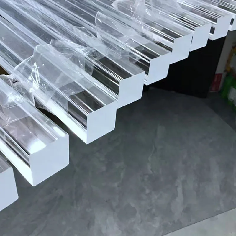 2 Aste Acriliche Quadrate 30x30mm - Lunghezza 50cm, PMMA Trasparente Per Fai Da Te - Foto 6