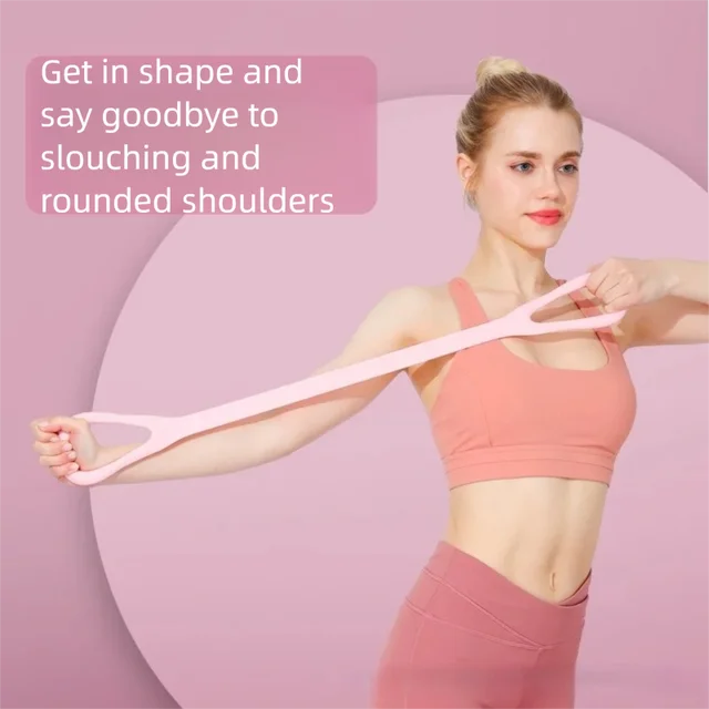 8-shaped Fitness Resistance Band Sports Workout Elastic Band Home Fitness Rubber Pull Rope Yoga Training Exercise Gym Equipment 6