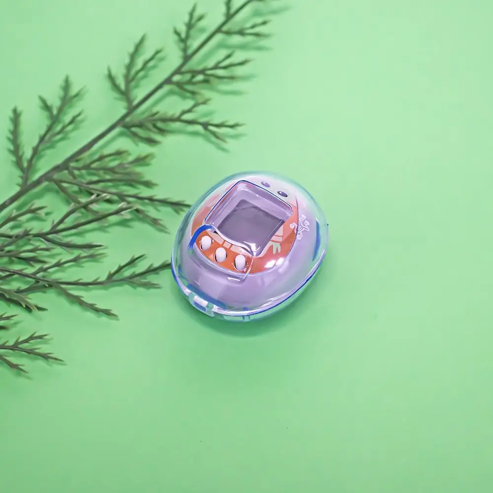 Transparent Protective Case Dustproof Anti-Scratch Hard Shell Full Coverage Crystal PC Clear Cover for Tamagotchi Nano