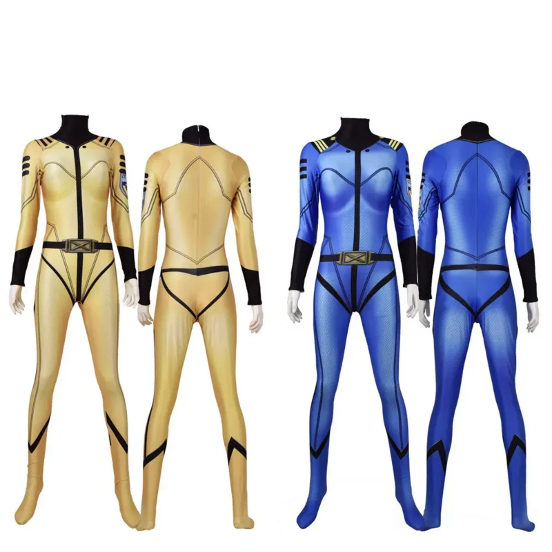 New Space Battleship Yamato 2199 Mori Snow Cosplay Costumes Donna Superhero Zentai Suit Halloween Body Adulti Bambini