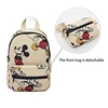 2pc New Mickey Mouse Backpack Disney Cartoon Printed Lightweight Children's Schoolbag Small Bag 4