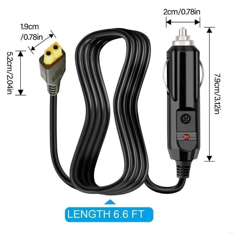 L74A XT60 Extension Cable XT60 여성 대 충전기 남성 연결 코드 12V/24V