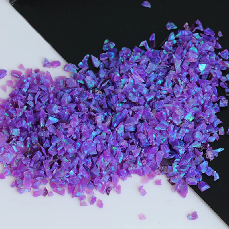 Promotions 5g/Lot OP01-30 Free Shipping 8 Size Can Be Choosed Synthetic Crushed Opal Powder For Nail Art,Ring,Earring