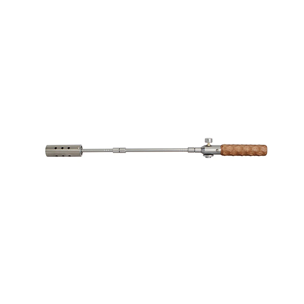 Burners Gases Torch Wooden Handle Detachable BBQ Spray Gun Lengthened Portable Adjustable Rotatable Handheld Outdoor Accessories