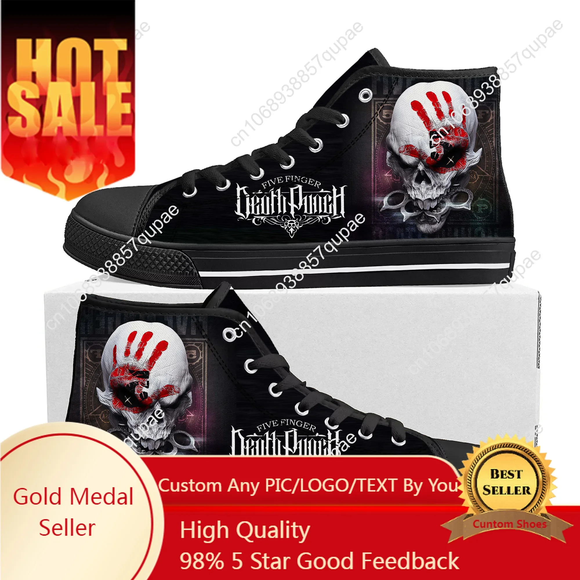Высокие кроссовки Five Finger Death Punch Band