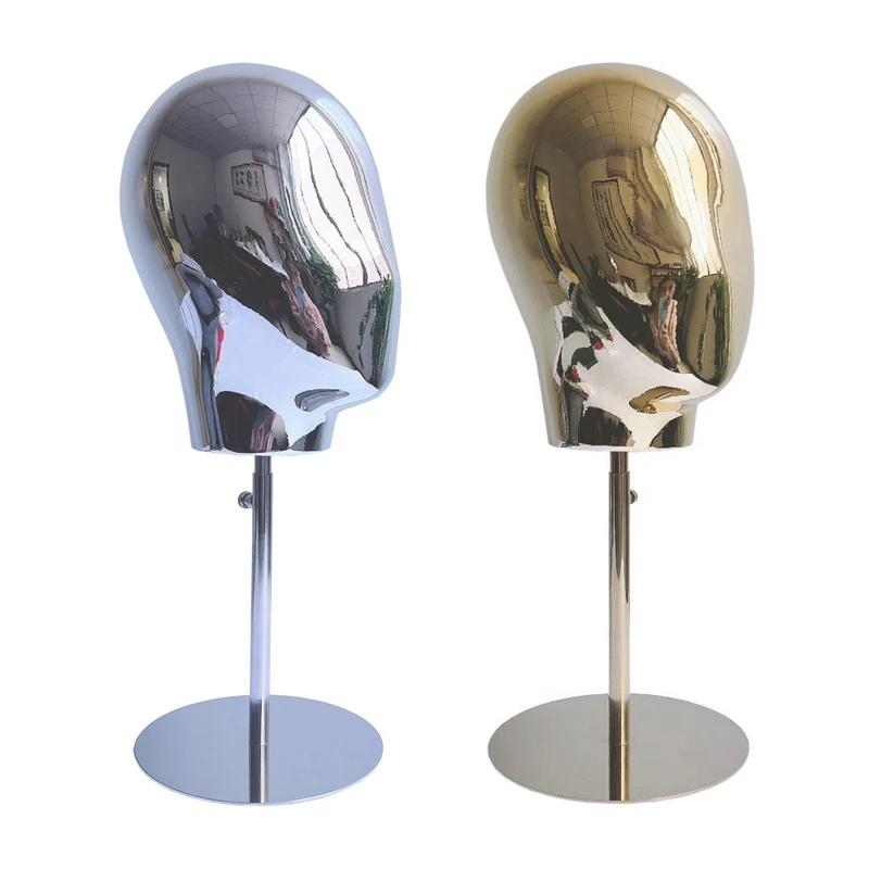 21 Inch Adjustable Mannequin Head Wig Making Head Vintage Style Metal