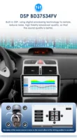 Auto radio za Peugeot 307 307CC 307SW 2002-2013 Car Stereo Multimedia Player GPS Navigation Autoradio 4