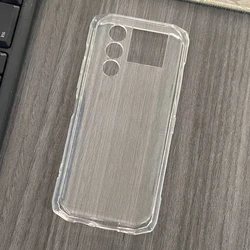 Cover protettivo in silicone TPU morbido - Custodia trasparente nera