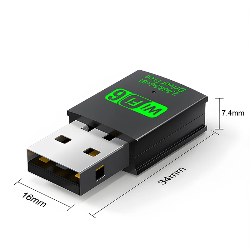 WiFi6 AX900M USB 2.0/3.0 BT5.4 어댑터 동글 듀얼 밴드 802.11AE 2.4GHz/5.8GHz 네트워크 무선 수신기 드라이버 윈도우 10/11용 ?
