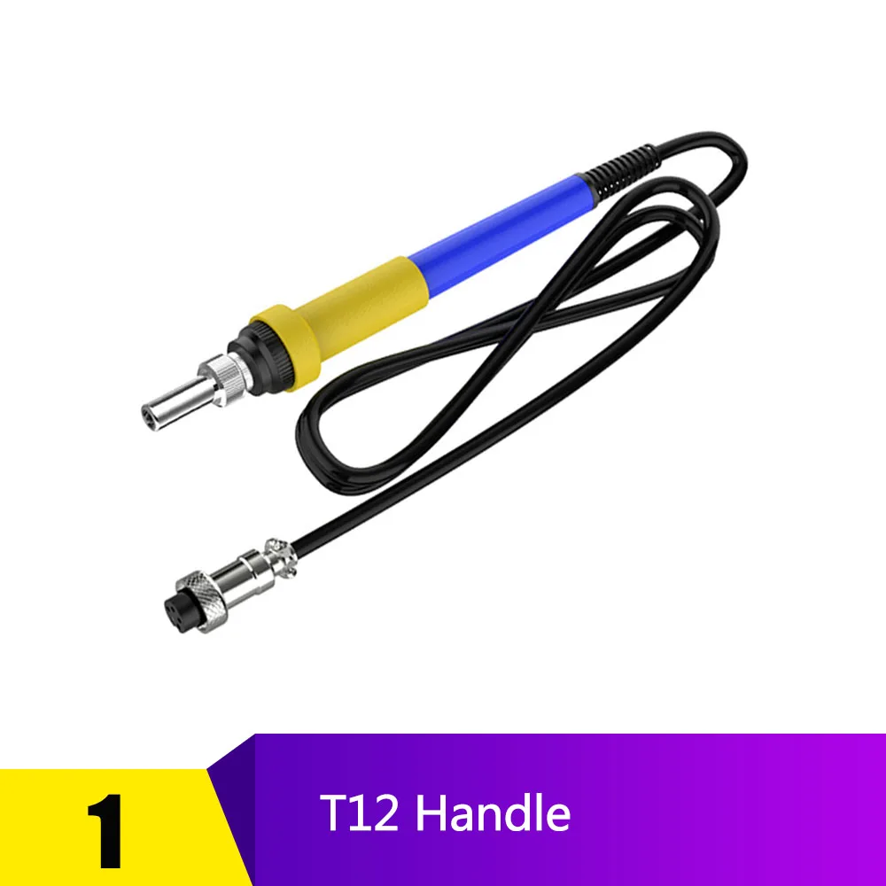 T12 Soldering Handle Soldering Iron Pencil Station For STM32 Station 24V 75W Heating Core Welding Tips T12-I T12-K T12-BC2 hot air station Welding Equipment