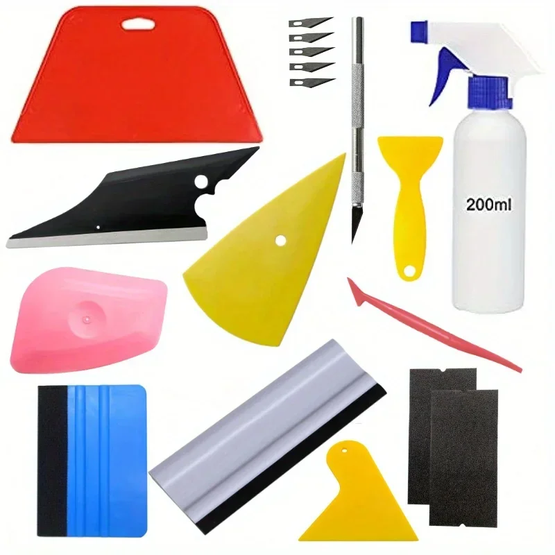 Car Window Tint Kit Window Film Installation Kit Vinyl Wrap Application Tool Kit Professional Tint Tools