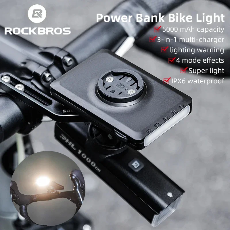 

Внешний аккумулятор для велосипеда, 5000 мАч, 4 режима