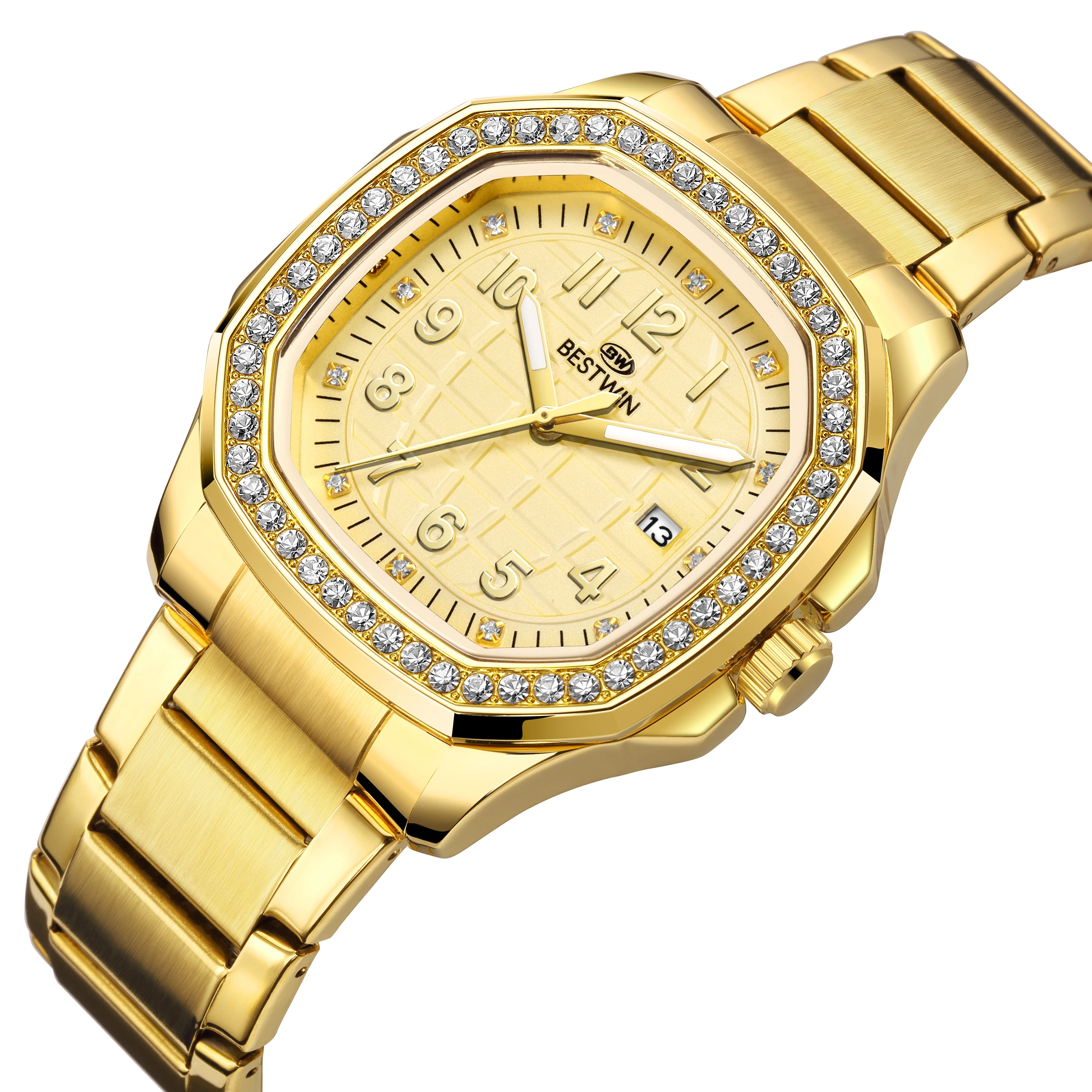 2023 Gold Watches For Men Women Quartz Dress Watch Brand Luxury Elegant Men Ladies Wrist Watch Female Clock Relogio Feminino bs top brand women watches elegant ladies quartz watch luxury diamond crystal dress watch female wristwatches montre femme