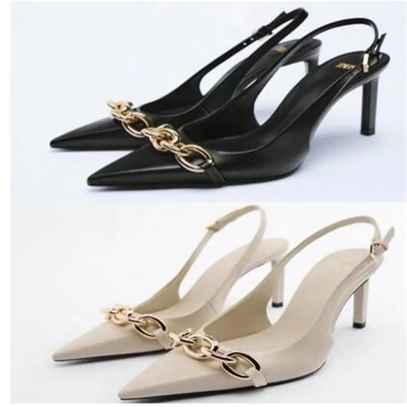 

Women Rhinestone Pumps 2023 Woman Spring Summer Transparent Slingback Heels Wedding Shoes High Heels Elegant Stiletto Pointed