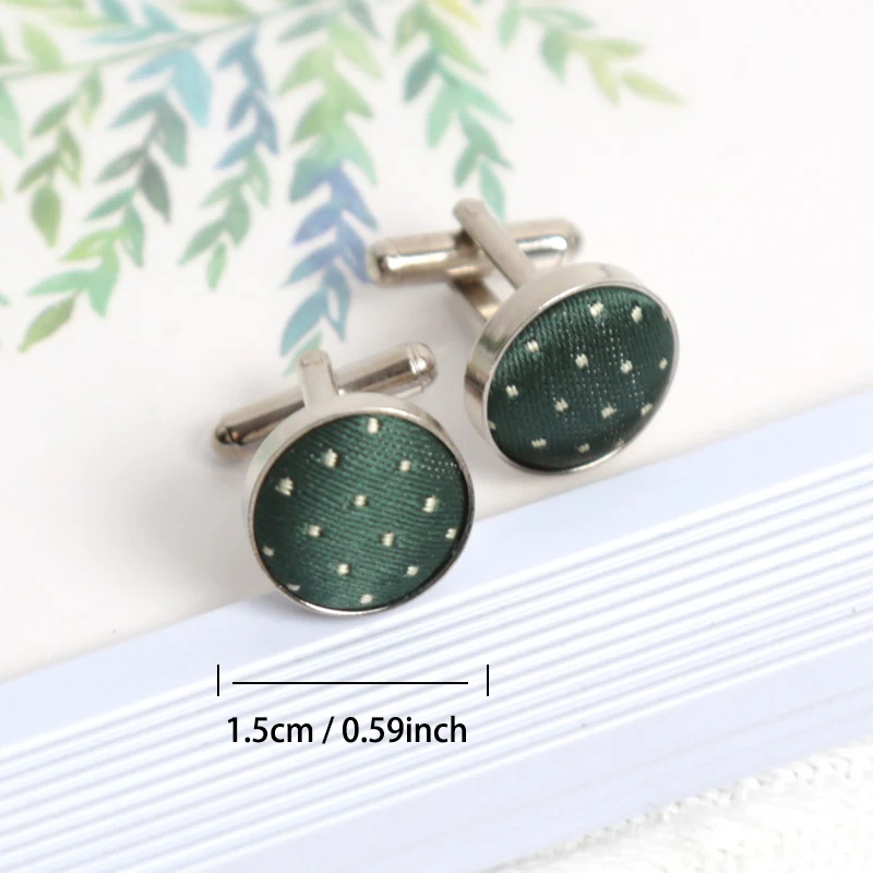 New Tie Set Fashion Wholesale Bright Green Bowtie Male Formal Necktie Cravat ​​Cufflinks Set for Men Party Wedding Accessories