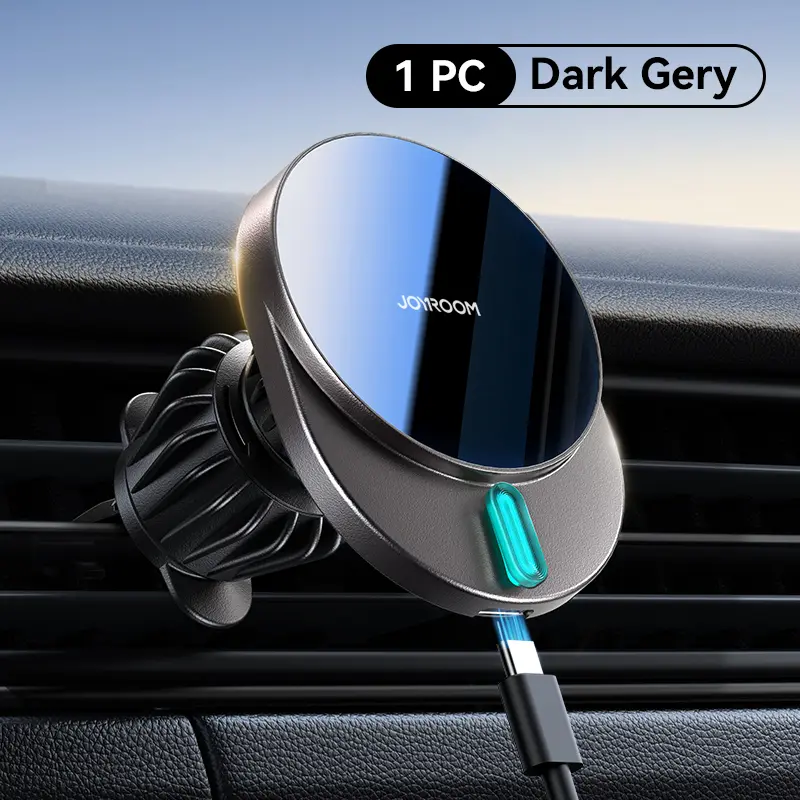 Joyroom 15W Magnetic Phone Holder Mount Charger Fast Wireless Car Charger for iPhone 16/15/14/13 Air Vent Car Phone Mount 1/2PCS - Image 8