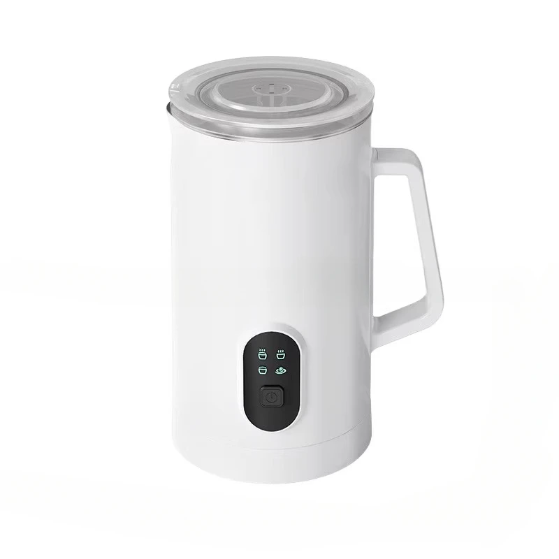 Household milk frother, milk heating frother, electric automatic coffee maker