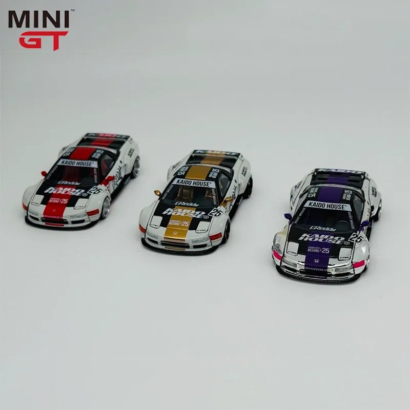 New Mini Gt Kaido House 1:64 Honda Nsx No.25 Hec Version Open-Lid