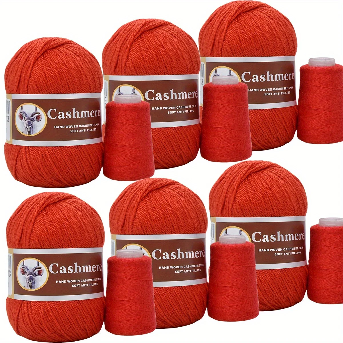 Luxurious Hand-Knitting Cashmere Wool