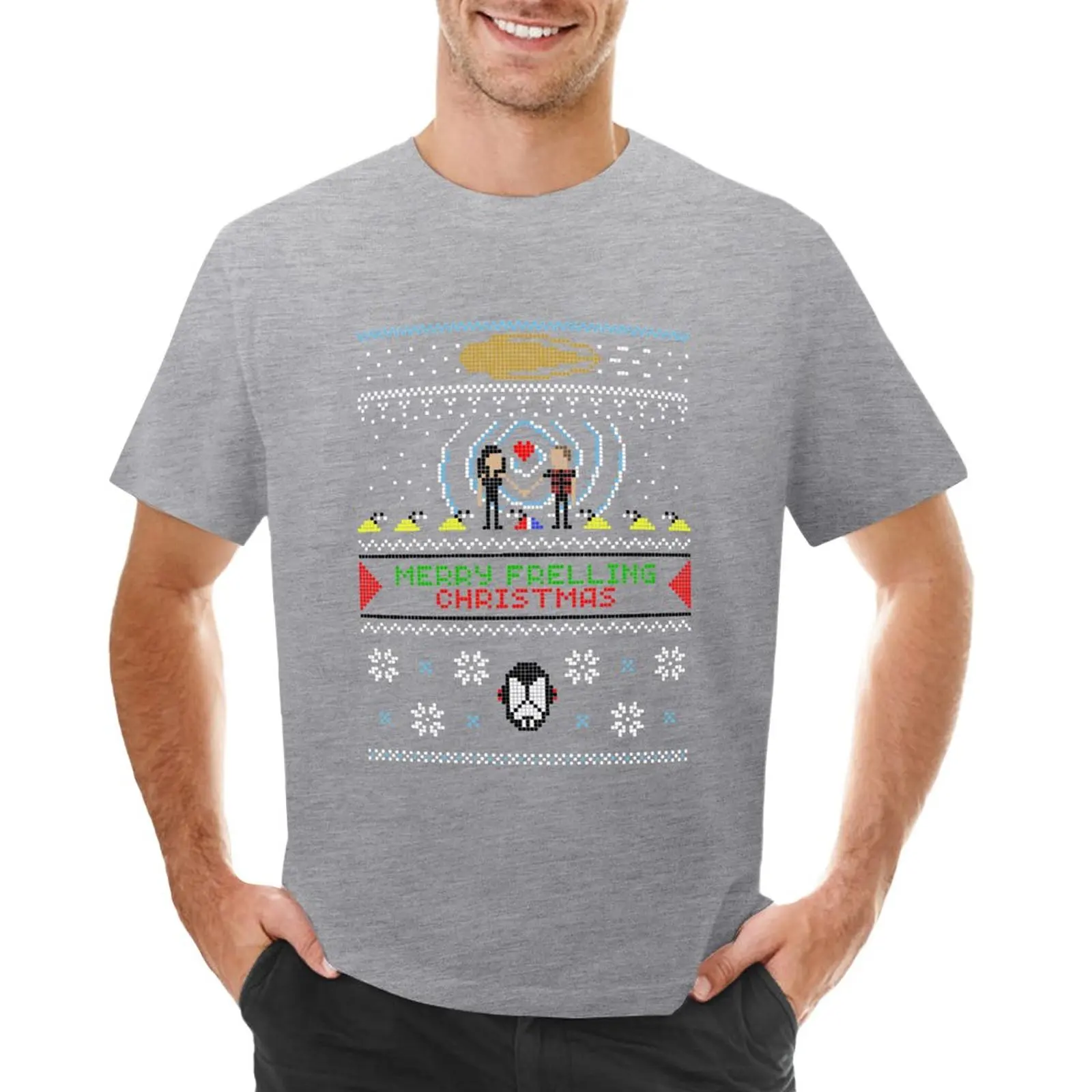 

Merry Frelling Christmas Ugly sweater T-Shirt sweat customs design your own oversizeds men clothings