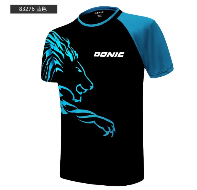 DONIC Summer Sports Short Sleeve Men Women Breathable T-shirt Table Tennis Clothing Badminton Clothing