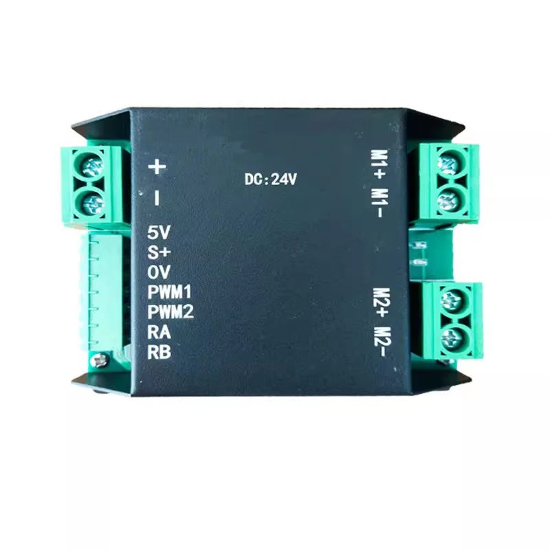 

1PCS 12V 24V Two-Way Dual Drive Brushed Motor High-Power Controller Driver PWM for DIY Lawn Mower RC Airplane Car Model