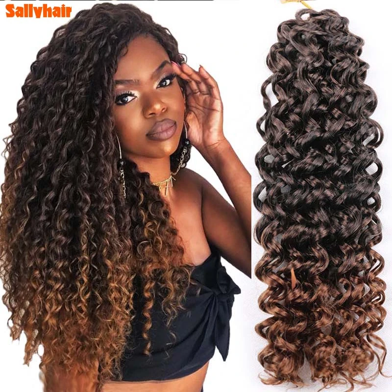 Hair Crochets Extensions | Crochet Hair Bohemian Curl - Synthetic Braiding  Hair(for Black) - Aliexpress
