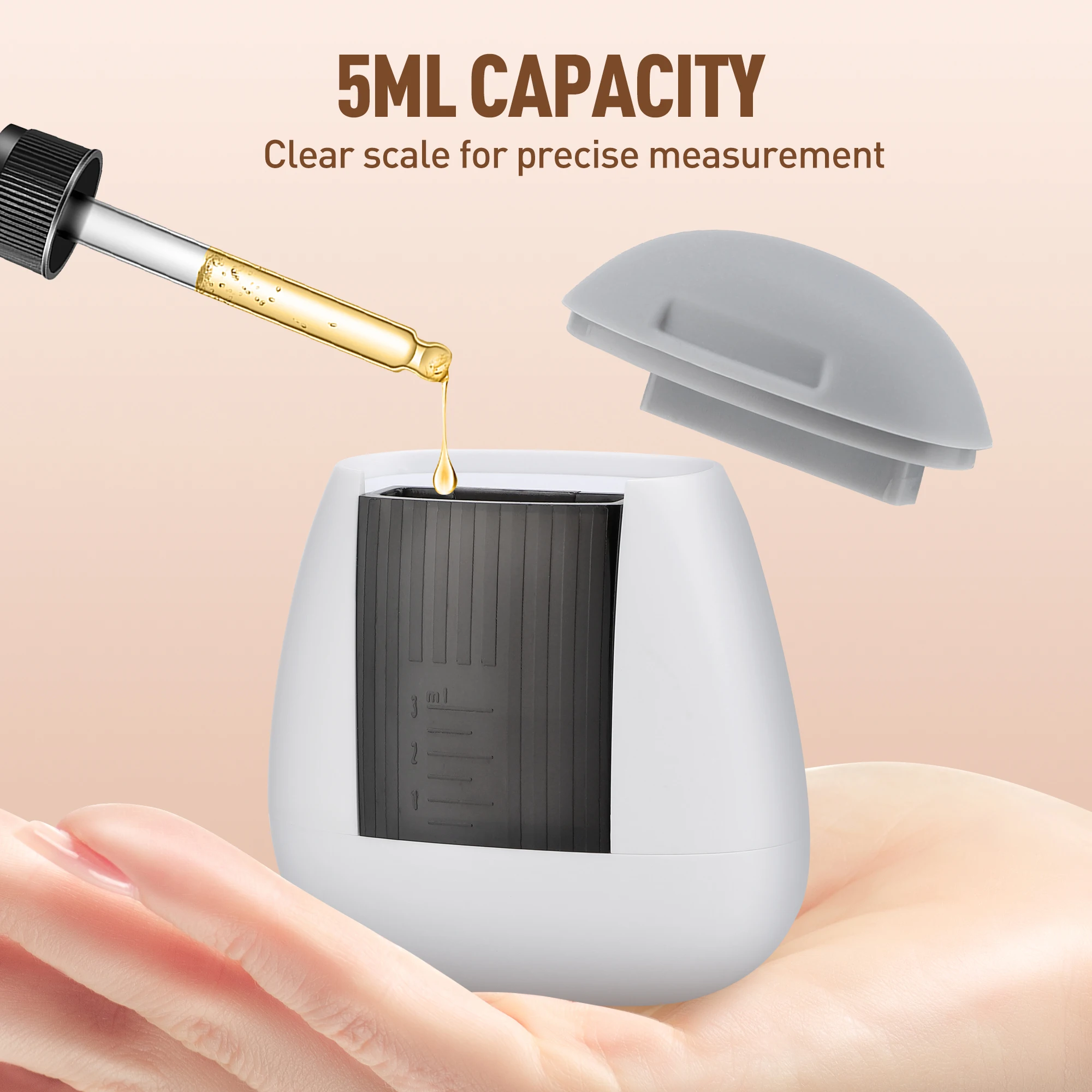 Red Light Therapy Hair Growth Massage Comb Electric Vibration Head Massager Scalp Massage Brush Hair Oil Liquid Applicator