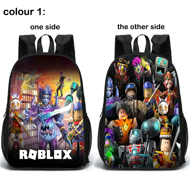 Roblox-Unisex Double Face Laptop Mochila para Adolescentes, Bolsas  Escolares Estudantis, Mochilas de Viagem, Bolsa de Ombro para Crianças,  Meninos, Crianças - AliExpress