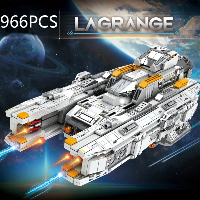 

Reobrix 966 Pcs Building Block Star Battleship Artillery Ship MOC Model Bricks Children DIY Assembled Toy Christmas Gift