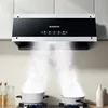 New Model Small Range hood for home - High - suction Chinese  style top suction kitchen  hood kitchen 2