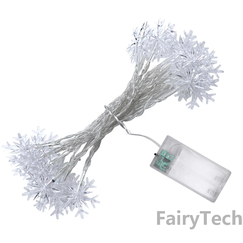 Snowflake LED String Fairy Light Garland Home Christmas Lights Wedding Decor Christmas Decor for Home Navidad Party Decoration led string lights decorative lights string lights led fairy lights