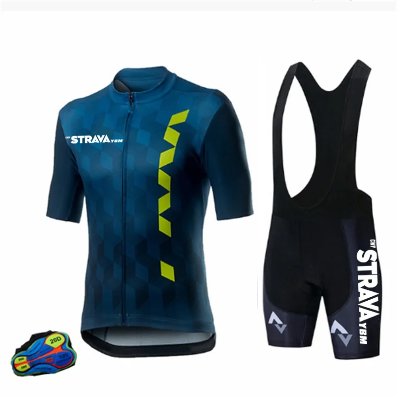 Cycling Jersey Bib Men Cycling Bib Jersey Set Cycling Uniforms Men 20d Bib Set Mtb