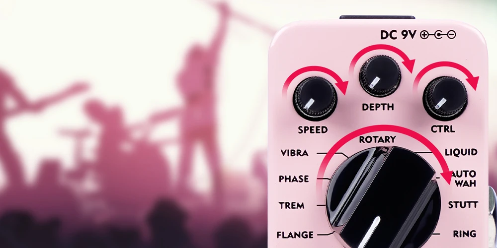 AITONE Series AT-03 Modulation Guitar Pedal 11 Mode Classic Modulation Effect Di