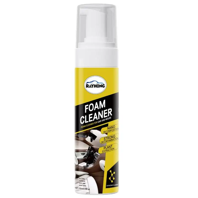 

Foam Cleaner For Car Foam Cleaner Leather Restorer Car Detailing Solution Auto Polish Protectant Spray Multipurpose Cleaning