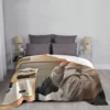 Ateez San Throw Blanket Soft Plaid Blankets for babies 4