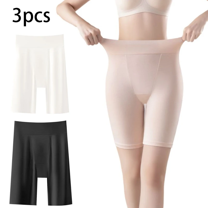 Five-point Safety Pant Women Sport Panties Casual Cycling Pant Hip Lifting Yoga Women Seasons Elastic Leggings Short 3pcs