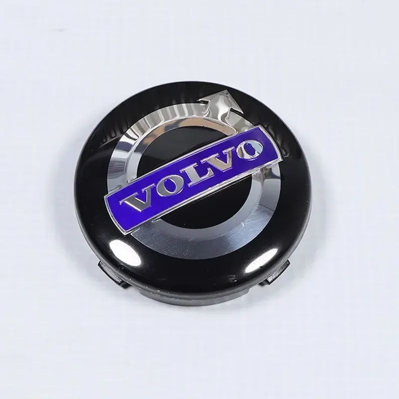 Pegatinas Para Tapacubos De Volvo XC-40, XC-60, XC-70, XC-90 (4 Piezas) - Adhesivo Impermeable Negro, 65mm