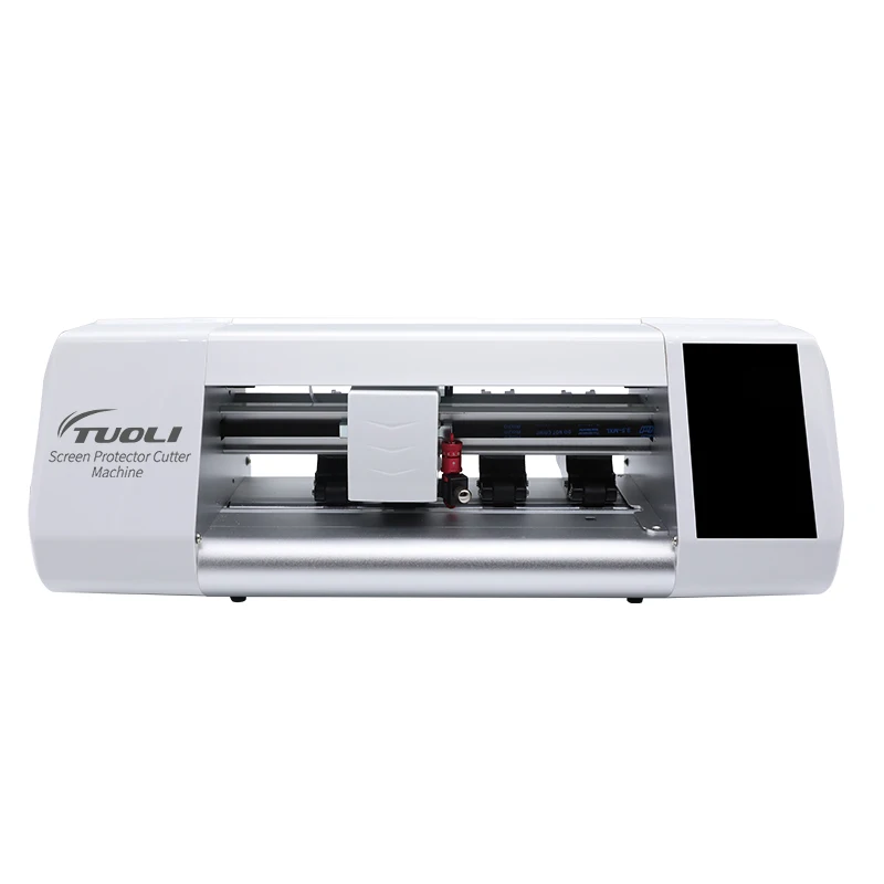 

Screen protective film cutting machine Connected mobile phone