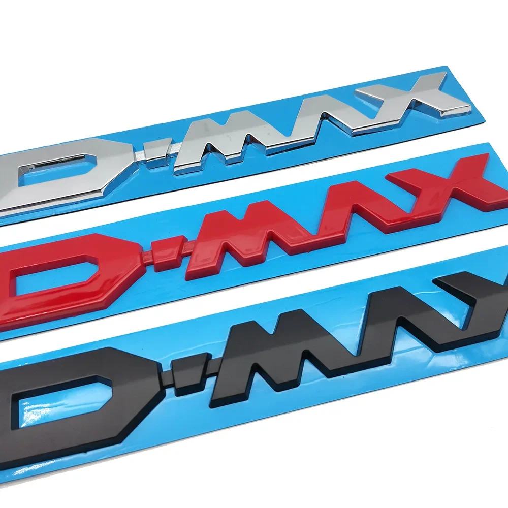 ISUZU D-MAX MU-X JIM 프론트 후드 로고 용 DMAX 편지 배지 자동차 스티커 액세서리 새 오래된 엠블럼 픽업 트렁크 라벨