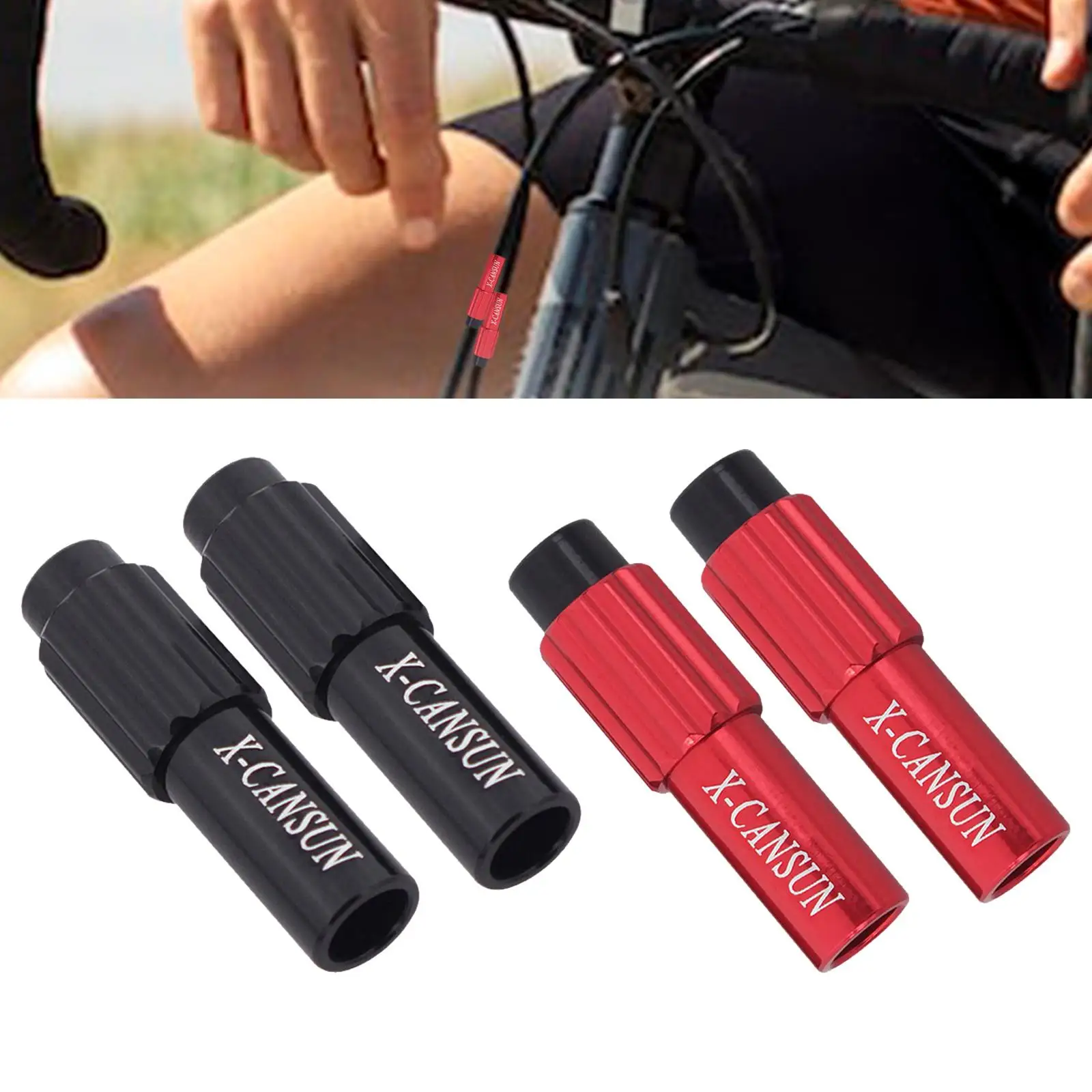 자전거 케이블 조절기 경량 기어 조절기 케이블 캡 배럴 팁 로드 바이크 BMX 업그레이드용 부품