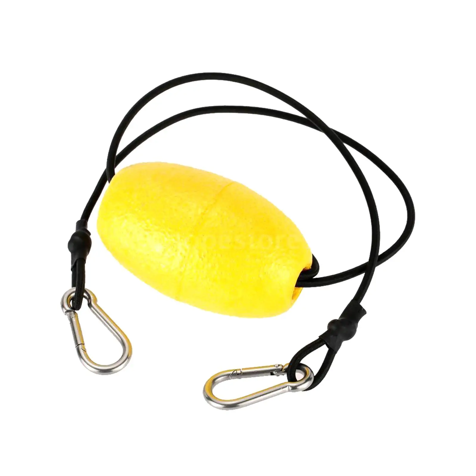Kayak Tow Throw Line Anchor Marker Buoy with Buckles Float Buoy Elastic Float Rope for Boat Sailing Canoe Accessories