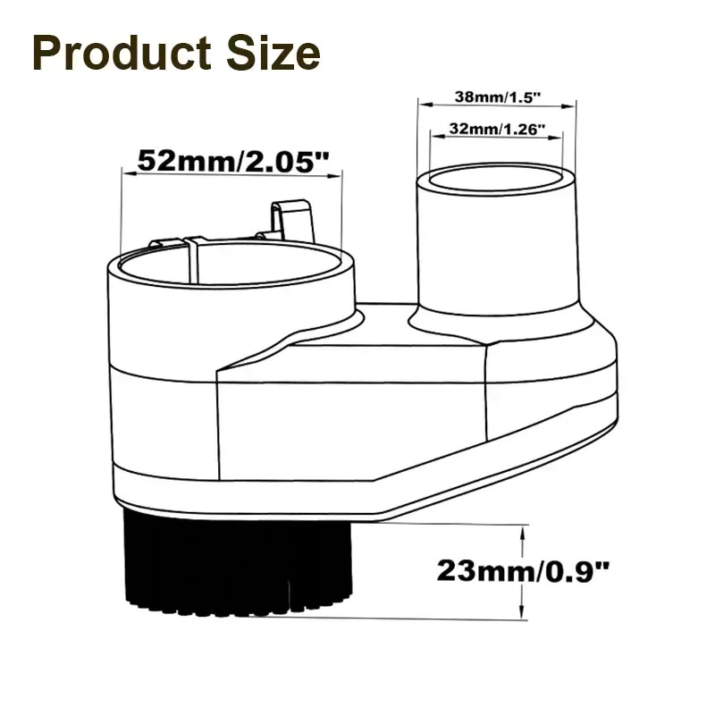 45mm/52mm Dust Shoe for CNC Router Dust Cover Brush Cover for 3018 PRO CNC Machines Spindle Motor Woodworking Tools woodworking tools woodworking tool