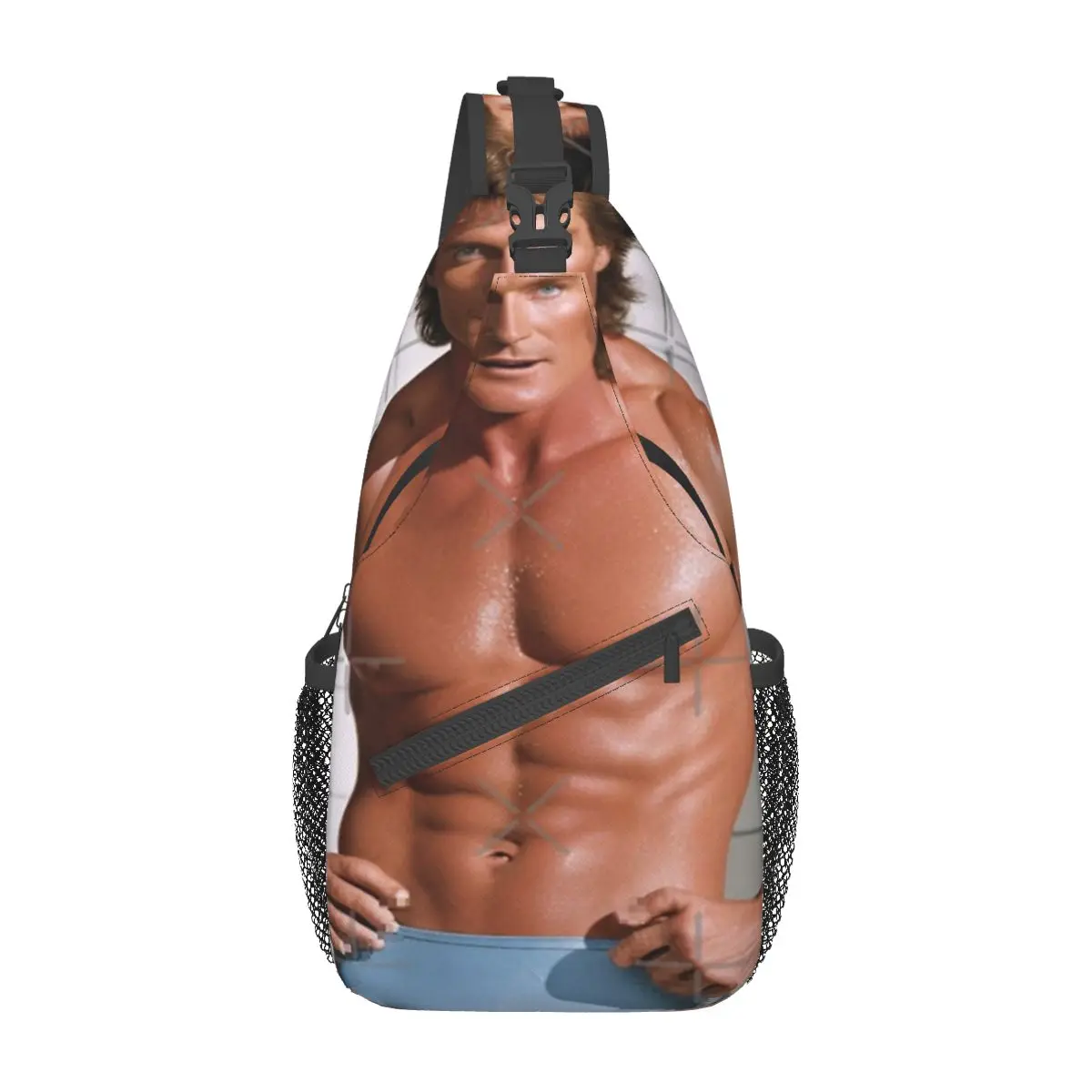 

Нагрудная Сумка David Hasselhoff для душа, Современная Полиэстеровая ткань, хороший подарок, разные стили