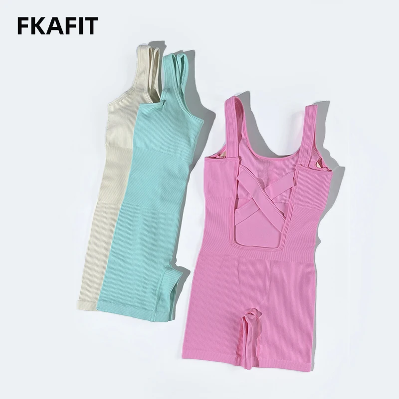 Tuta Da Yoga Per Donna Backless Sexy One Piece Wide Cross Back Straps Body Fitness Set Abbigliamento Da Palestra Abbigliamento Sportivo Abiti