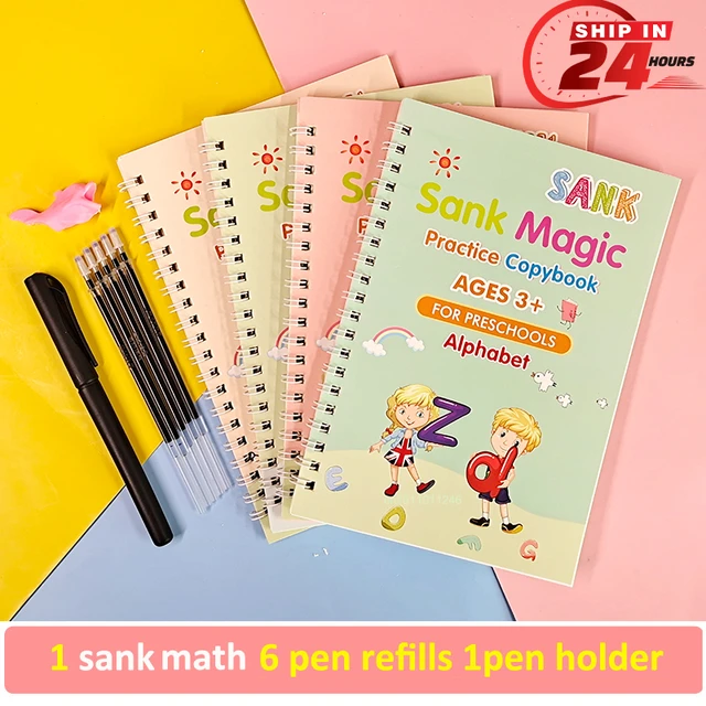  29 in 1 Magice Practice Copybook Kids Grooved Handwriting Book  Groovd Hand Writing Learning Activities Alphabet Tracing Letters Preschool  Workbook Age 2 3-5 6 Kindergarten Must Haves : Office Products