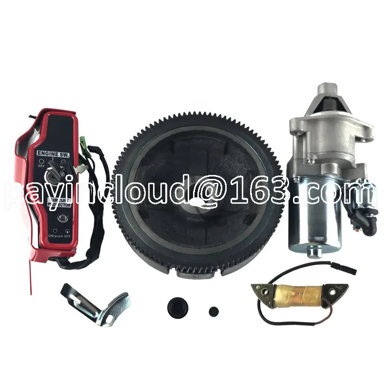 ElectricStartFlywheelStarterMotorFlywheelFit168170177188190F