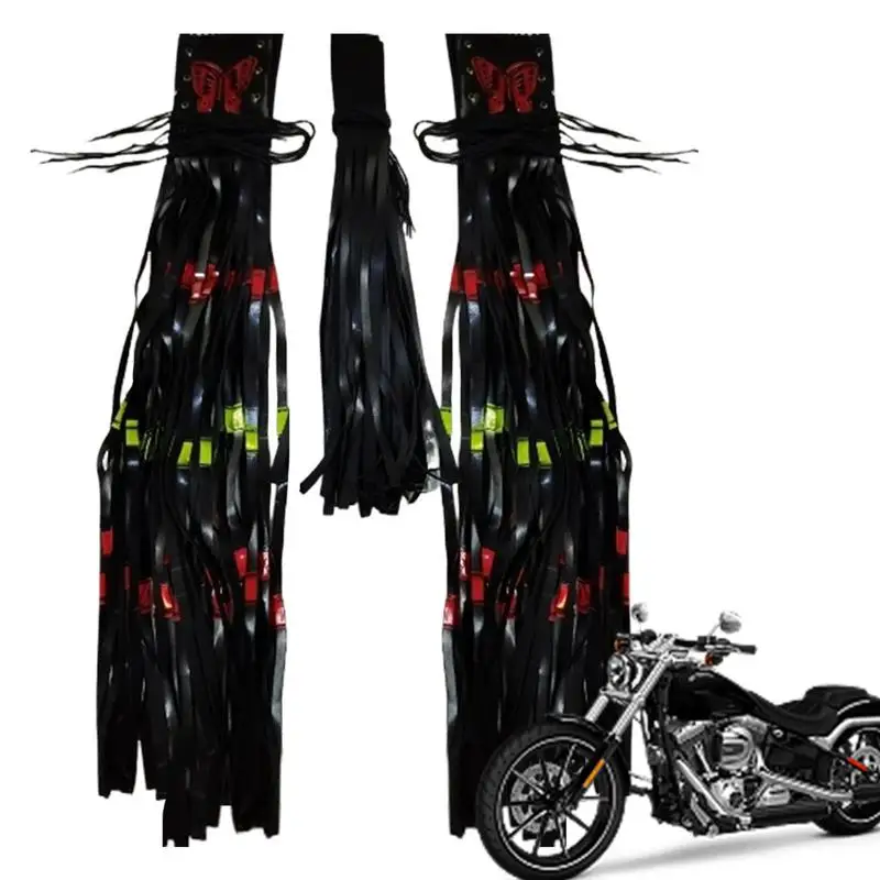 

Motorcycle Streamers Handlebar Throttle Grip Covers With Fringes Motorcycle Brake Clutch Covers Lever Streamer Fringe Grip