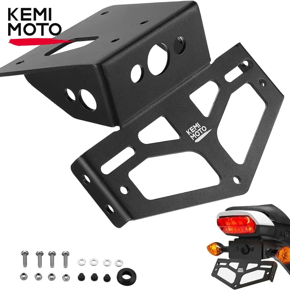 혼다 그롬 MSX125 2022 2023 번호판 거치대 케미모토 펜더 제거 키트, OEM 방향 지시등 구멍이 있는 깔끔한 테일 브..
